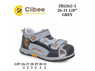 Босоніжки дитячі Clibee ZB2262-3 grey 26-31