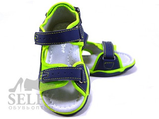 Босоніжки дитячі Clibee A-6 blue-fruite green 18-23 по- розмірно