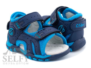 Босоніжки дитячі Clibee A-6 blue-blue 19-24 по- розмірно