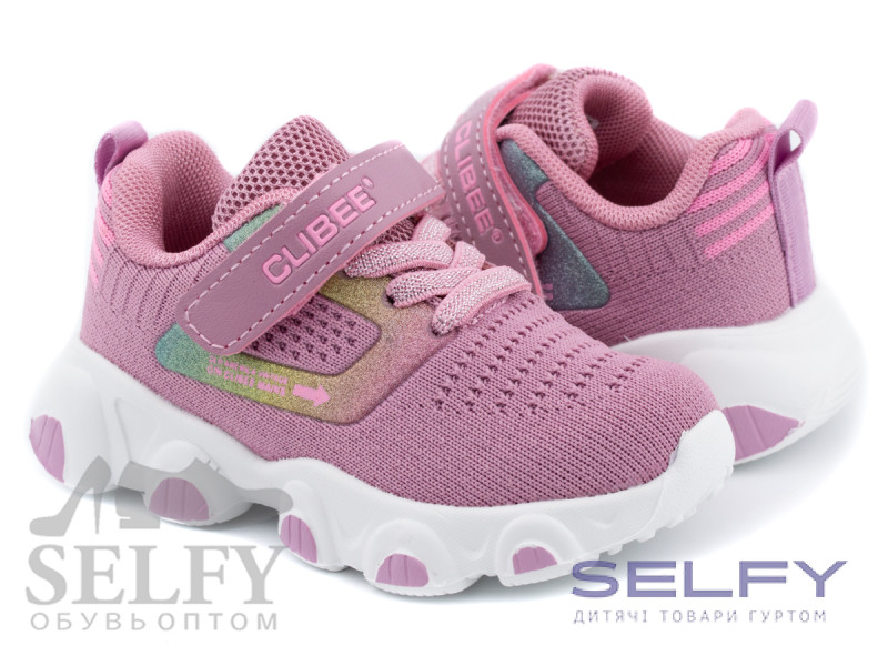 Кросівки дитячі Clibee F985 pink 21-26 по- розмірно, Фото 1