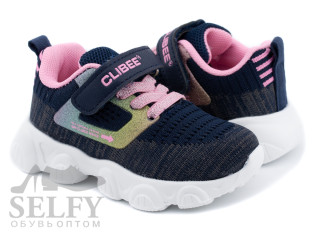 Кросівки дитячі Clibee F985 blue-pink 21-26