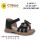 Босоножки детские Clibee AA699-1 black-khaki 21-26
