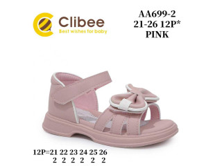 Босоніжки дитячі Clibee AA699-2 pink 21-26