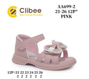 Босоножки детские Clibee AA699-2 pink 21-26