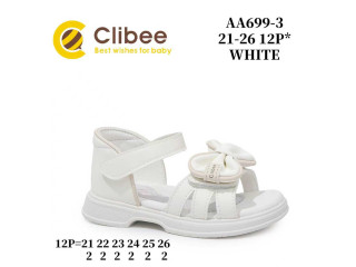 Босоніжки дитячі Clibee AA699-3 white 21-26