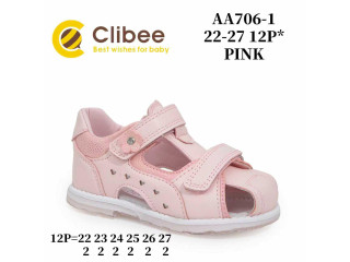 Босоножки детские Clibee AA706-1 pink 22-26