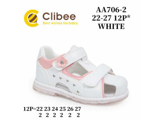 Босоніжки дитячі Clibee AA706-2 white 22-27