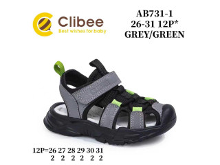 Босоножки детские Clibee AB731-1 grey-green 26-31