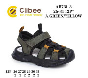 Босоножки детские Clibee AB731-3 a.green-yellow 26-31