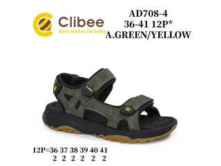 Босоножки детские Clibee AD708-4 a.grey-yellow 36-41