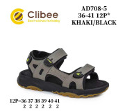 Босоніжки дитячі Clibee AD708-5 khaki-black 36-41