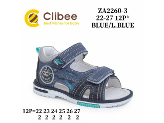 Босоножки детские Clibee ZA2260-3 blue-l.blue 22-27