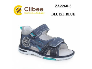 Босоніжки дитячі Clibee ZA2260-3 blue- l.blue 23-28