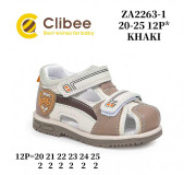 Босоніжки дитячі Clibee ZA2263-1 khaki 20-25
