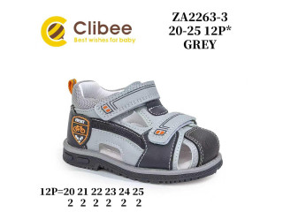 Босоніжки дитячі Clibee ZA2263-3 grey 20-25
