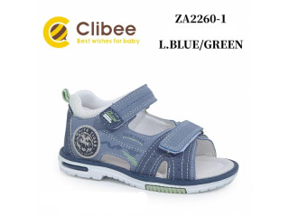 Босоніжки дитячі ClibeeZA2260-1 l.blue-green 23-28