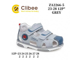 Босоніжки дитячі Clibee ZA2266-5 grey 23-28