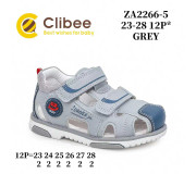 Босоніжки дитячі Clibee ZA2266-5 grey 23-28