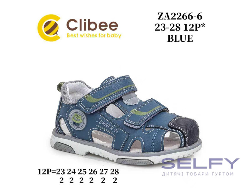 Босоніжки дитячі Clibee ZA2266-6 blue 23-28, Фото 1