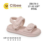 Босоніжки дитячі Clibee ZB170-1 pink 27-32