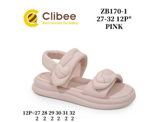 Босоніжки дитячі Clibee ZB170-1 pink 27-32
