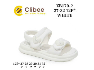 Босоніжки дитячі ClibeeZB170-2 white 27-32