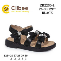 Босоніжки дитячі ClibeeZB2250-1 black 26-30
