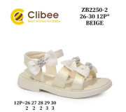 Босоніжки дитячі Clibee ZB2250-2 beige 26-30