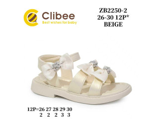 Босоніжки дитячі Clibee ZB2250-2 beige 26-30