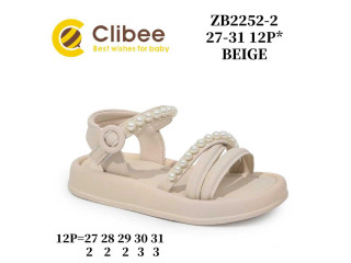 Босоніжки дитячі Clibee ZB2252-2 beige 27-31