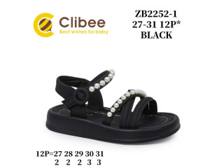 Босоніжки дитячі Clibee ZB2252-1 black 27-31