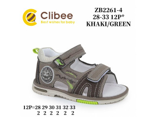 Босоножки детские Clibee ZB2261-4 khaki-green 28-33