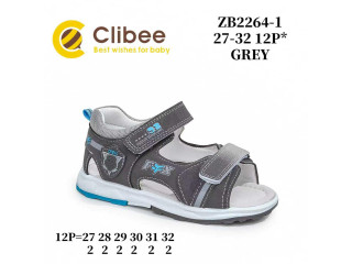 Босоніжки дитячі Clibee ZB2264-1 grey 27-32