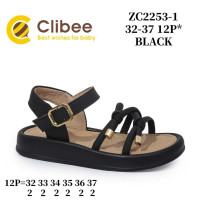 Босоніжки дитячі Clibee ZC2253-1 black 32-37