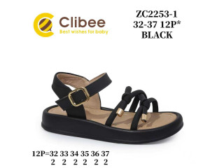 Босоніжки дитячі Clibee ZC2253-1 black 32-37