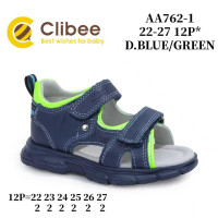 Босоніжки дитячі Clibee AA762-1 d.blue-green 22-27