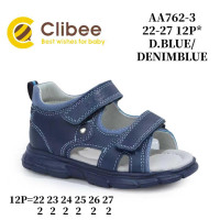 Босоніжки дитячі Clibee AA762-3 d.blue-d.blue 22-27