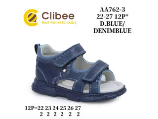 Босоніжки дитячі Clibee AA762-3 d.blue-d.blue 22-27