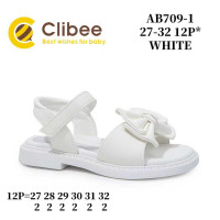 Босоніжки дитячі Clibee AB709-1 white 27-32