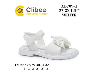 Босоніжки дитячі Clibee AB709-1 white 27-32