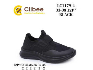 Кроссовки детские Clibee LC1179-4 black 33-38