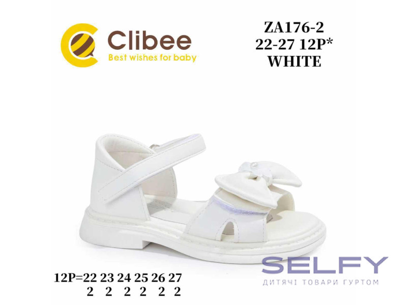 Босоножки детские Clibee ZA176-2 white 22-27, Фото 1