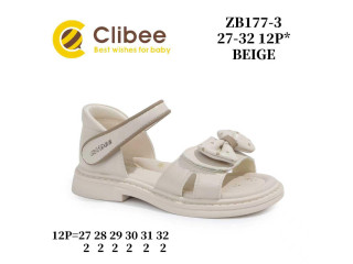 Босоніжки дитячі Clibee ZB177-3 beige 27-32