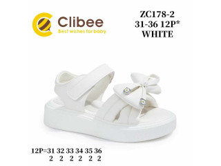 Босоножки детские Clibee ZC178-2 white 31-36