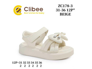 Босоніжки дитячі Clibee ZC178-3 baige 31-36