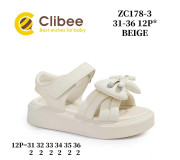 Босоніжки дитячі Clibee ZC178-3 baige 31-36