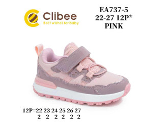 Кроссовки детские Clibee EA737-5 pink 22-27