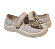 Аліна 25-30 беж, бежева підошва, бантик