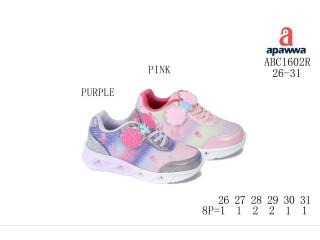 Кросівки дитячі Apawwa ABC1602R purple 26-31