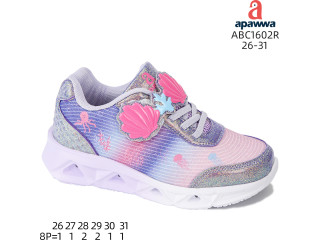 Кроссовки детские Apawwa ABC1602R purple 26-31